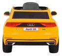 Auto Na Akumulator Audi Q8 Lift Żółty Pilot EVA Wolny Start MP3 USB LED