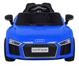 Auto Na Akumulator Audi R8 Niebieski + Pilot + EVA + Wolny Start + MP3 LED