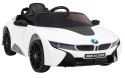 Auto Na Akumulator BMW I8 Lift Biały Pilot Wolny Start Pasy MP3 USB LED