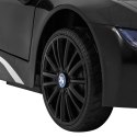 Auto Na Akumulator BMW I8 Lift Czarny Pilot Wolny Start Pasy MP3 USB LED