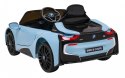 Auto Na Akumulator BMW I8 Lift Niebieski Pilot Wolny Start Pasy MP3 USB LED