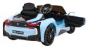 Auto Na Akumulator BMW I8 Lift Niebieski Pilot Wolny Start Pasy MP3 USB LED