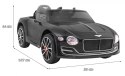 Auto Na Akumulator Bentley EXP 12 Czarny Pilot Elegancki Wygląd LED MP3