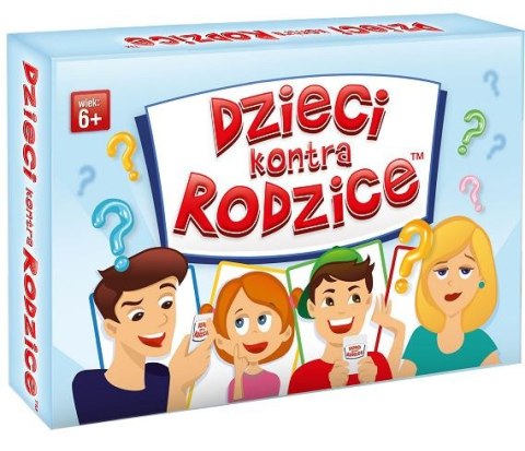 Gra Rodzinna "Dzieci kontra Rodzice - wersja podstawowa" Karty Z Pytaniami