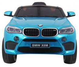 Auto Na Akumulator BMW X6M Niebieski Pilot Wolny Start EVA Panel audio LED