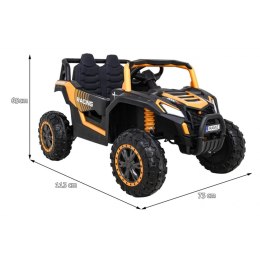 Auto Na Akumulator Buggy UTV 2000 Racing Złoty Napęd 4x4 Pilot MP3 LED EVA