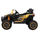 Auto Na Akumulator Buggy UTV 2000 Racing Złoty Napęd 4x4 Pilot MP3 LED EVA