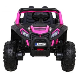 Auto Na Akumulator Buggy UTV 2000M Racing Biały Napęd 4x4 Pilot MP3 LED EVA