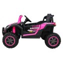 Auto Na Akumulator Buggy UTV 2000M Racing Biały Napęd 4x4 Pilot MP3 LED EVA