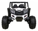 Buggy UTV-MX na akumulator dla dzieci Biały + Napęd 4x4 + Pilot +Audio LED