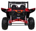 Buggy UTV-MX na akumulator dla dzieci Czerwony + Napęd 4x4 + Pilot