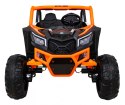 Buggy UTV-MX na akumulator dla dzieci Pomarańczowy + Napęd 4x4 + Pilot