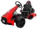 Gokart Na Akumulator Bolid XR-1 Czerwony Regulowana Kierownica Wyścigi