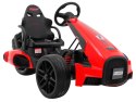 Gokart Na Akumulator Bolid XR-1 Czerwony Regulowana Kierownica Wyścigi