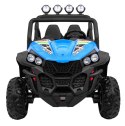 Grand Buggy Strong Lift dla dzieci Niebieski + Napęd 4x4 + Pilot + Bagażnik + Radio MP3 + LED