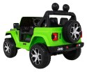 Jeep Na Akumulator Wrangler Rubicon Zielony Pilot Radio MP3 LED Koła EVA