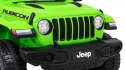 Jeep Na Akumulator Wrangler Rubicon Zielony Pilot Radio MP3 LED Koła EVA