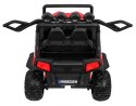 Terenowe Grand Buggy Lift dla dzieci Czerwony + Napęd 4x4 + Pilot + Bagażnik + Radio MP3 + LED