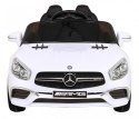 Auto Na Akumulator Mercedes Benz AMG SL65 S Biały Pilot Audio LED Ekoskóra