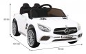 Auto Na Akumulator Mercedes Benz AMG SL65 S Biały Pilot Audio LED Ekoskóra