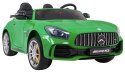 Auto Na Akumulator Mercedes-Benz GT R Zielony Napęd 4x4 Pilot MP3 LED