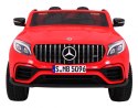 Auto Na Akumulator Mercedes GLC 63S Czerwony Napęd 4x4 MP4 LED Ekoskóra EVA