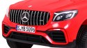 Auto Na Akumulator Mercedes GLC 63S Czerwony Napęd 4x4 MP4 LED Ekoskóra EVA