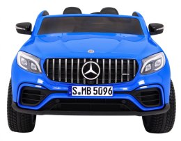 Auto Na Akumulator Mercedes GLC 63S Niebieski Napęd 4x4 MP4 LED Ekoskóra