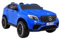 Auto Na Akumulator Mercedes GLC 63S Niebieski Napęd 4x4 MP4 LED Ekoskóra