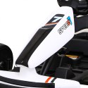 Gokart Na Akumulator Speed 7 Drift King Biały Sportowe Siedzenie