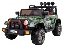 Jeep Na Akumulator Terenowe Full Time 4WD Moro Napęd 4x4 Pilot Audio LED