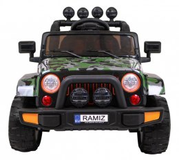 Jeep Na Akumulator Terenowe Full Time 4WD Moro Napęd 4x4 Pilot Audio LED