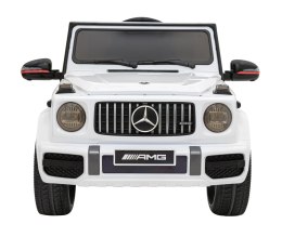 Mercedes AMG G63 dla dzieci Biały + Pilot + MP3 LED + Wolny Start + EVA