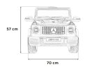 Mercedes AMG G63 dla dzieci Czarny + Pilot + MP3 LED