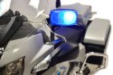 Motor Na Akumulator BMW R1200RT Policja Kółka Pomocnicze Dźwięki LED EVA