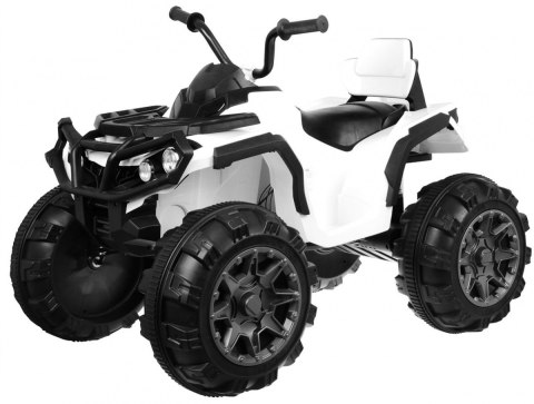 Quad ATV Na Akumulator Biały Koła EVA Radio MP3 LED Wolny Start