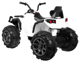 Quad ATV Na Akumulator Biały Koła EVA Radio MP3 LED Wolny Start