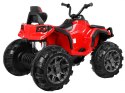 Quad Na Akumulator ATV Czerwony Koła EVA Radio MP3 LED Wolny Start