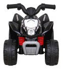 Quad Na Akumulator Honda 250X TRX Czarny Klakson LED Ekoskóra