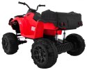 Quad Na Akumulator XL ATV Czerwony Napęd 4x4 Bagażnik Wolny Start Audio LED