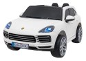 Auto Na Akumulator Porsche Cayenne S Lakier Biały Pilot Audio LED