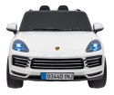 Auto Na Akumulator Porsche Cayenne S Lakier Biały Pilot Audio LED