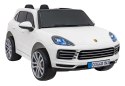 Auto Na Akumulator Porsche Cayenne S Lakier Biały Pilot Audio LED