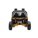 Auto Na Akumulator Pojazd Buggy FASTER 4x4 Żółty MP3 LED Ekoskóra