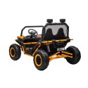 Auto Na Akumulator Pojazd Buggy FASTER 4x4 Żółty MP3 LED Ekoskóra