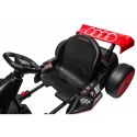 Gokart Na Akumulator Pojazd Audi z Funkcją Driftu Czerwony MP3 LED EVA