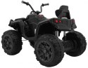 Quad ATV na akumulator dla dzieci Czarny + Koła EVA + Radio MP3 + LED