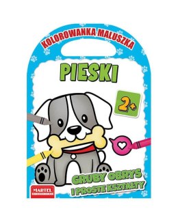 Kolorowanka maluszka. Pieski