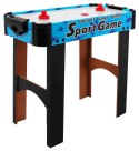 Cymbergaj dla dzieci Air Hockey Niebieski + Stół z płyty MDF