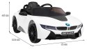 Auto Na Akumulator BMW I8 Lift Biały Pilot Wolny Start Pasy MP3 USB LED